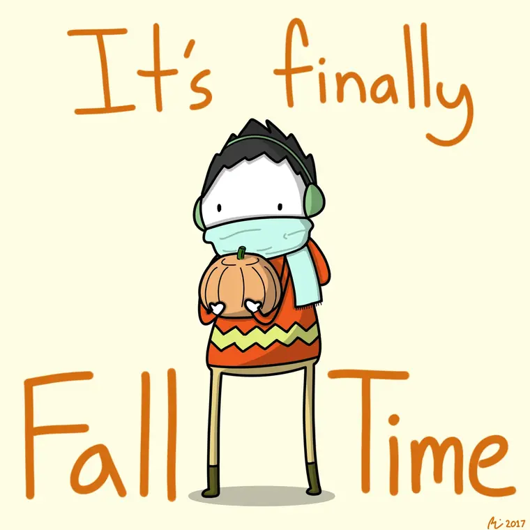 It's finally fall time