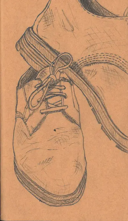 Shoes — pencil study