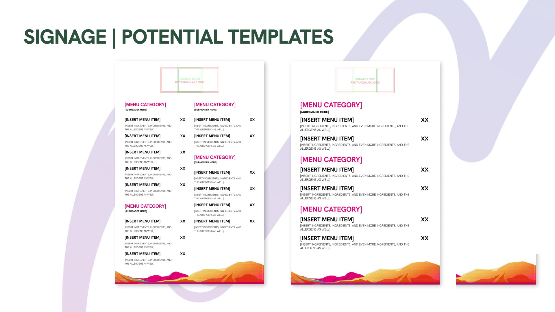 Potential templates — page 3 of the Indian Wells post-event report